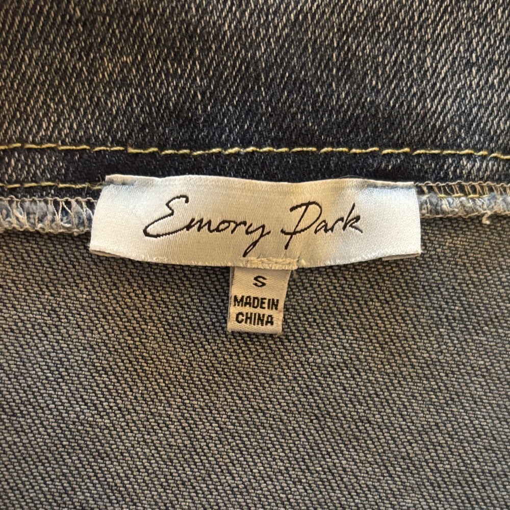 Emory Park Blue Denim Overalls - Picture 3 of 3